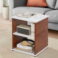 ABOUT SPACE Coffee Table - Engineered Wood End Table Wooden Center Table with Storage [800 Off Coupon]