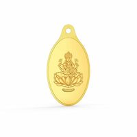 Joyalukkas 24kt (999) Purity 2gm Goddess Lakshmi Gold coin Pendant