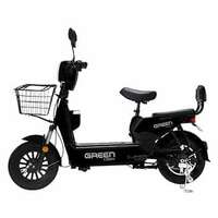 Green Udaan Low Speed Electric Scooter Non RTO 30KM Range with Portable Charger (Black)