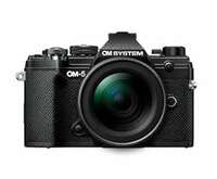 OM System OM-5 Mirrorless Camera with 12-45mm f/4  PRO Lens (Black)