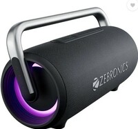ZEBRONICS AXON 100, BTv5.3 | USB | AUX | TWS,RGB, Deep Bass, Upto 6h Playback 90 W Bluetooth Home Audio Speaker (Black, Stereo Channel)