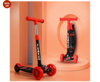  Kidsmate Cruiser Kick Scooter for Kids with Broad Wheels | 3-Wheel Skate Scooter for Boys & Girls of Ages 2-12 Years 