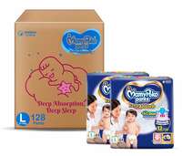 MamyPoko Pants Extra Absorb Baby Diapers, Large (L size) | 9-14 kg | 128 Count |Deep Sleep Diapers