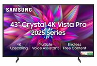 Samsung 108 cm (43 inches) Crystal 4K Vista Pro Ultra HD Smart LED TV UA43UE86AFULXL