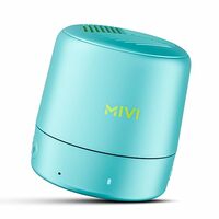 Mivi Play Bluetooth Speakers Wireless with 12 Hours Playtime. Wireless Speaker Made in India with Exceptional Sound Quality, Portable and Built in Mic-Turquoise