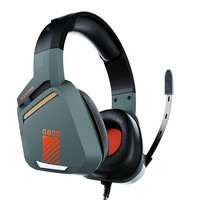 Plextone G800 Wired Over The Ear Headphone with Mic (Grey)