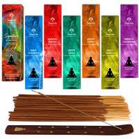 Simply Vedic Incense Sticks Gift Set – 120 Natural Agarbatti with Holder (6 Fragrances) At Just Rs.
