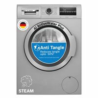 Bosch 7 kg, 5 Star, AI active water+ Washing Machine (WAJ24266IN, In-Built Heater, Silver)