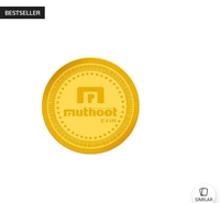 Muthoot PAPPACHAN 24K 1gm coin  - Apply coupon: DHANVARSHA2 - 2%off + 10% off upto 1000 on icici bank