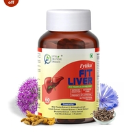 Fytika Fit Liver Detox Supplement with Milk Thistle (60 Tablets) | For Healthy and Strong Liver| Enriched with Milk Thistle, Kalmegh, Kutaki, Curcumin, Bhuiamlaki and Probiotics