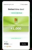 Bigbasket Gift Card Voucher At 7% Discount on Cred