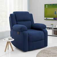 Green Soul Comfy | 1 Seater Recliner Sofa with Soft Suede Fabric & Luxuriously Padded Body Apply ₹1000 coupon 