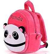 DZert Panda Kids School Bag Soft Plush Backpacks Cartoon/Boy/Girl/Baby/ (2-5 Years) (Rani) 