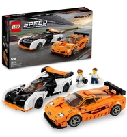 LEGO Speed Champions McLaren Solus GT and McLaren F1 LM 76918 Building Toy Set for 9+ Gift for Boys and Girls 