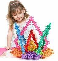 FERIO 100 Pcs Star Shaped, Star Block Interlocking Blocks Colorful Star Building Blocks Educational Construction Blocks for Kids STEM Toys for 2+ Year Old boy (Multicolor, 100Pcs) for 2+ Year