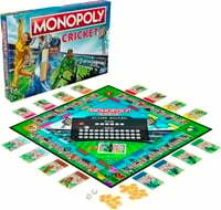 Monopoly Cricket Board Game – Fun Cricket-Themed Game for Kids & Families (Age 8+, 2-6 Players)
