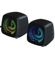 Portronics 6W In Tune 6 HD Sound 2.0 Channel Portable Desktop PC Speaker (Black)