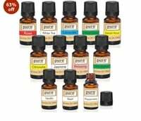 Pack for 12 Pure Source India Aroma Essential Oil 12 In 1 Aroma Oil Pack (Lemon Grass; Lavender; Jasmine; Rose; Citronella; Eucalyptus; Peppermint; Sandal Wood; Relaxing; Vanilla; White Tea and Basil 10 ml Each

