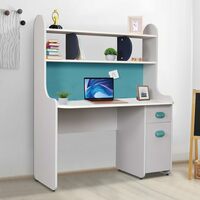 Smartsters Study Table with Storage in Engineered Wood, Multi Utility Computer Table
