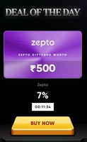 Zepto Gift Card Voucher at 7% Discount on Cred