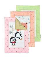 NEW COMERS® Diaper Changing Mat/Sleeping mats/Water Proof Bed Protector Pack of 3 (70 cm x 45 cm)  [Apply Coupon]