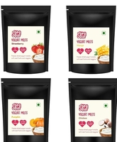 [Sample 99] Rorosaur Baby Snacks - Melts with Yogurt and Fruit & Veggie - Mango, Chickoo, Strawberry and Pumpkin 5g each pack