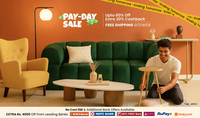 Pepperfry - 60% OFF + 20% Cashback on Furniture & Decor