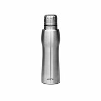 Milton Verve 400 Thermosteel 24 Hours Hot and Cold Water Bottle, 380 ml, Silver
