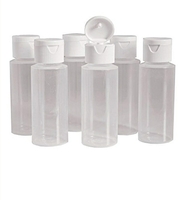 DIY Crafts Pack of 6 Pcs, Design No # 1, BPA Free Clear Plastic Empty Bottle(Pack of 6 Pcs, Design No # 1)