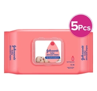 Johnson & Johnson Baby Skincare Wipes 72 Pieces × 5 (location specific) [MaxxSaver]