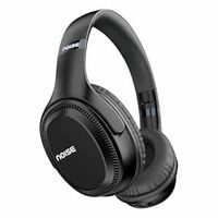  Noise Airwave Max 3 Bluetooth On-Ear Headphones with 70H Playtime, 40mm Driver, Low Latency(up to 45ms),Dual Pairing, BT v5.3 (Carbon Black) 