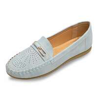 SIXTH STREET Womens Sxt 062 Blue Ballet Flat