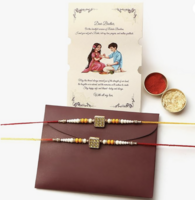 Ambitieux 2 Rudraksha Rakhi and other items [user specific]