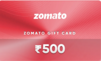 Zomato Gift Card Voucher at 10% Discount on Cred 