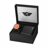 Police Quartz Multifunction Black DIAL Leather Strap Watch for Men