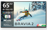[SBI + Coupon] Sony 164 cm (65 inches) BRAVIA 2 4K Ultra HD Smart LED Google TV K-65S25B (Black)