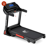 Lifelong FitPro Motorized Treadmill for Home (4HP Peak) 100Kg | Bluetooth (LLTM033)