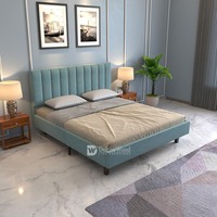 DRIFTINGWOOD Upholstered Queen Bed for ~₹14,992 (After Coupon + SBI Card)