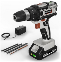 BUILDSKILL 21V Cordless Drill Machine for Home Use | Impact Drill with 10MM Keyless Chuck | 1.5 Ah Single Battery | Charger | Variable Speed | LED Light | Forward & Reverse Motion | 6 Months Warranty