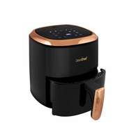 Greenchef Digital Air Fryer Frizzle with Touch Panel, uses up to 90% less fat, 8 Pre-set Menu, 1200W, 4.2 Liter (Black), Large