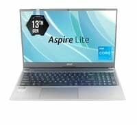 Acer Aspire Lite, 13th Gen, Intel Core i3-1305U, 8GB RAM, 512GB SSD, Full HD, 15.6"/39.62cm, Windows 11 Home, Steel Gray, 1.59KG, AL15-53, Metal Body, 36 WHR, Thin and Light Premium Laptop