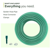 Garbnoire Heavy Duty 3 Layered Braided Water Hose Pipe (10 meters)