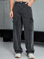 Kotty Men Low-Rise Stretchable Cargo Jeans