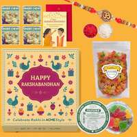 Acme Acme Rakhi Gift Combo Box | 11-in-1 Rakshabandhan Gift Set for Brother