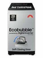 Samsung 8 kg, 5 star, Eco Bubble Tech, Digital Inverter Motor, Soft Closing Door, Fully-Automatic Top Load Washing Machine