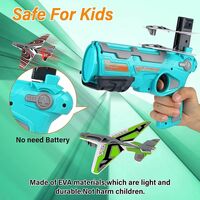 GRAPHENE Airplane Launcher Gun, Safe and Fun Shooting Guns for Kids