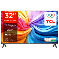 TCL V4C 81.28 cm (32 inch) QLED HD Ready Smart Google TV with Google Voice Assistant (2025 model)