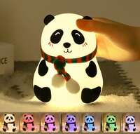 Touch Silicone Panda Night Light – Cute & Soothing Gift for Kids, Girls & Panda Lovers!