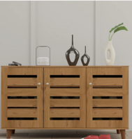 Attic Horizon Shoe Cabinet In Vloga Oak Finish