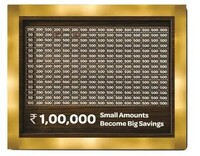 CIRCADIAN 1,00,000 Rupees Money Saving Coin Piggy Bank | Piggy Bank with Easy Tracking Coin Bank  (Brown)